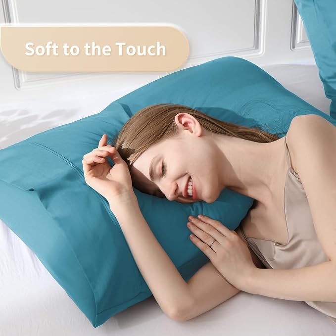Standard Pillowcases, Cooling Viscose from Bamboo Pillow Covers - Image 3