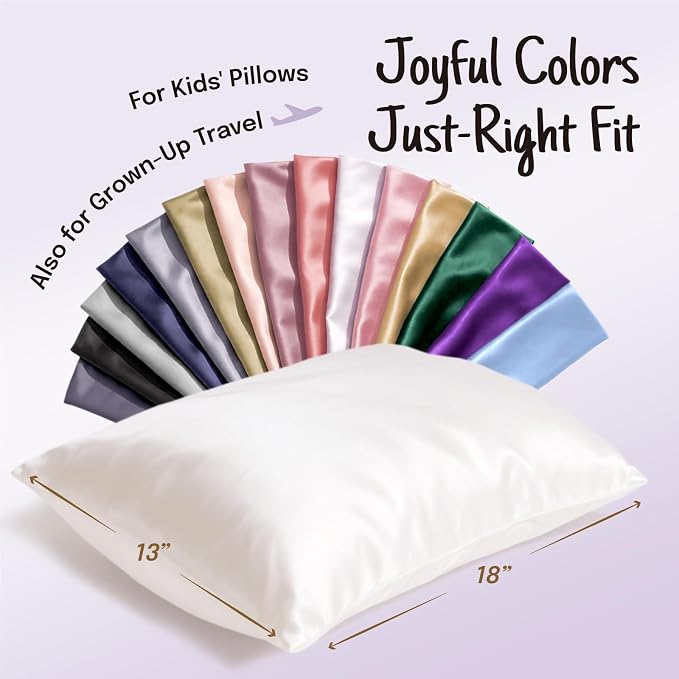 OLESILK 100% Mulberry Silk Toddler Pillowcase - Image 6