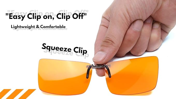 Vyzia Clip On Blue Light Blocking Glasses - Image 5