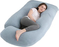 Jcickt Pregnancy Pillow J-Shaped Full Body Pillow, 59 inch Cool Fabric Easy to by Jcickt