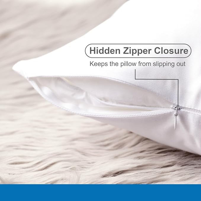 Pillow Cases - 100% Viscose Derived from Bamboo - Cooling Pillowcase - King Size - Image 8