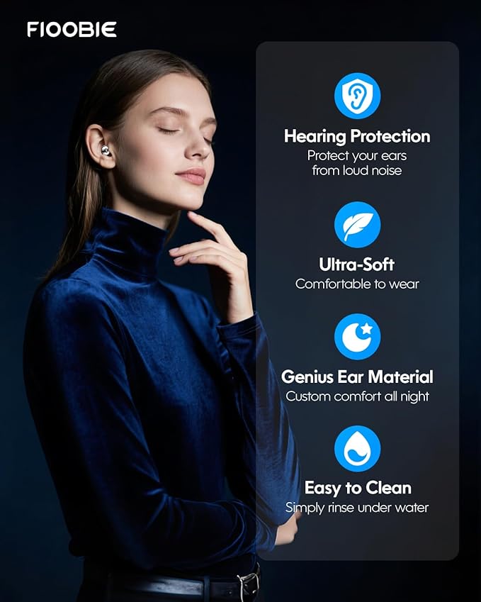 2026 Pro Ear Plugs for Sleeping, 46dB ASTM Certified Noise Cancelling Ear Plugs - Image 5