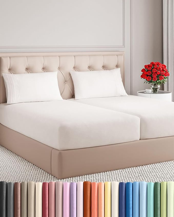Split King Size 5 Piece Sheet Set by CGKUnlimited