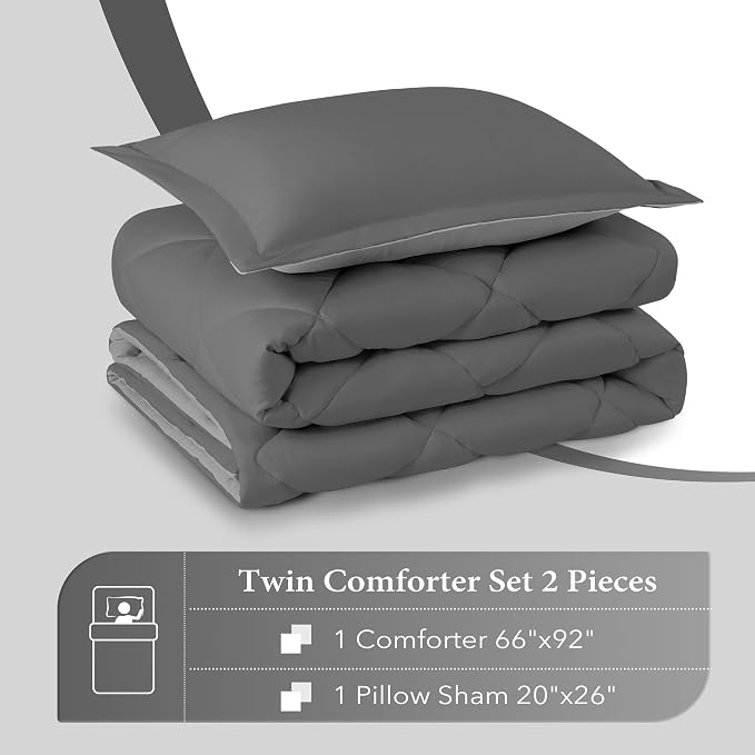 downluxe Twin Comforter Set - Image 6