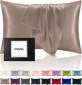 INSSL Mulberry Silk Pillowcase f Hair and Skin Health, Natural Silk Pillow Cover by INSSL