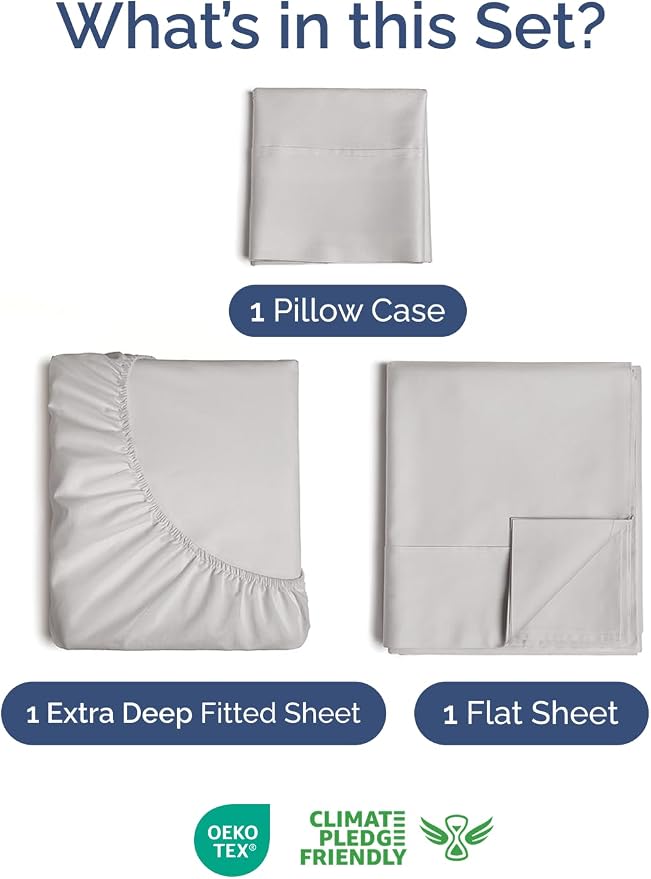 Extra Deep Twin Sheet Set - Image 2