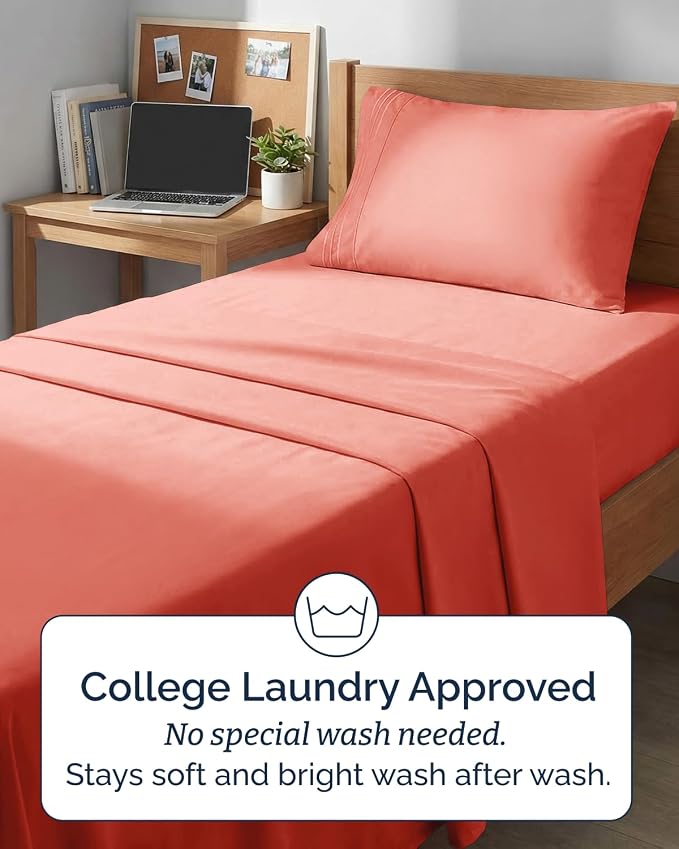 Twin XL Size 3 Piece Sheet Set - Image 6