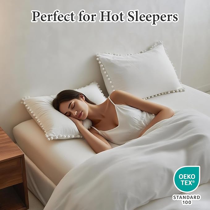 Simple&Opulence 100% Washed Linen Duvet Cover - Image 4