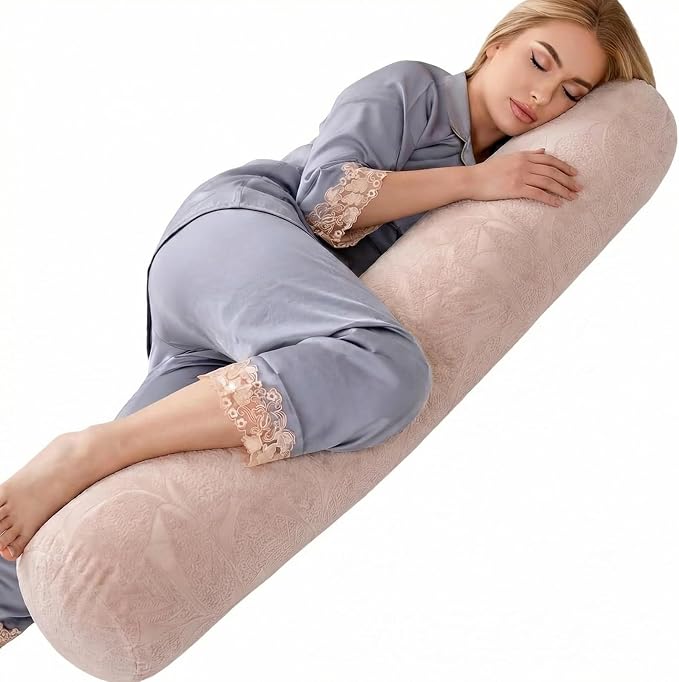 1 MIDDLE ONE Body Pillow for Adults, Bolster Pillow by 1MIDDLEONE