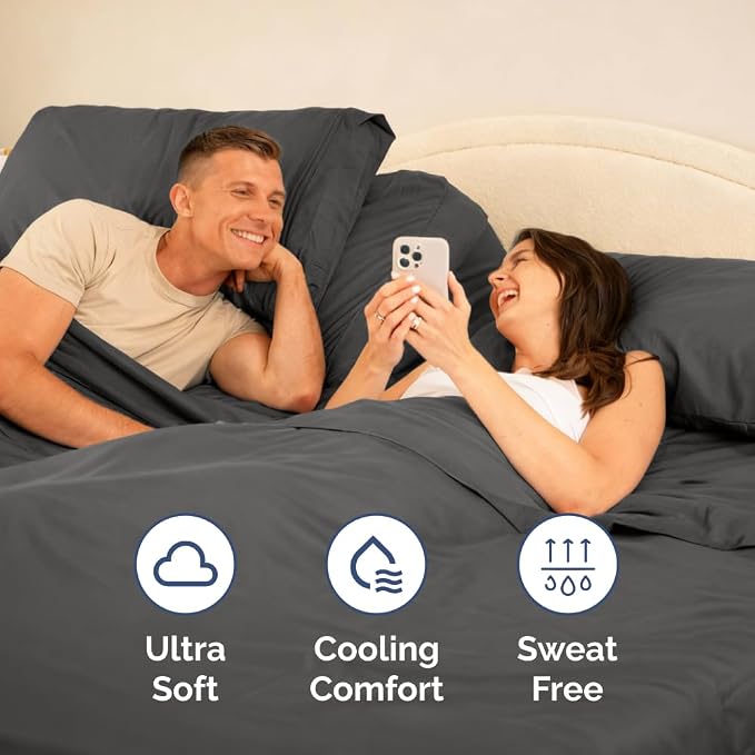Flex Top Split Head King 4 Piece Sheet Set - Image 5
