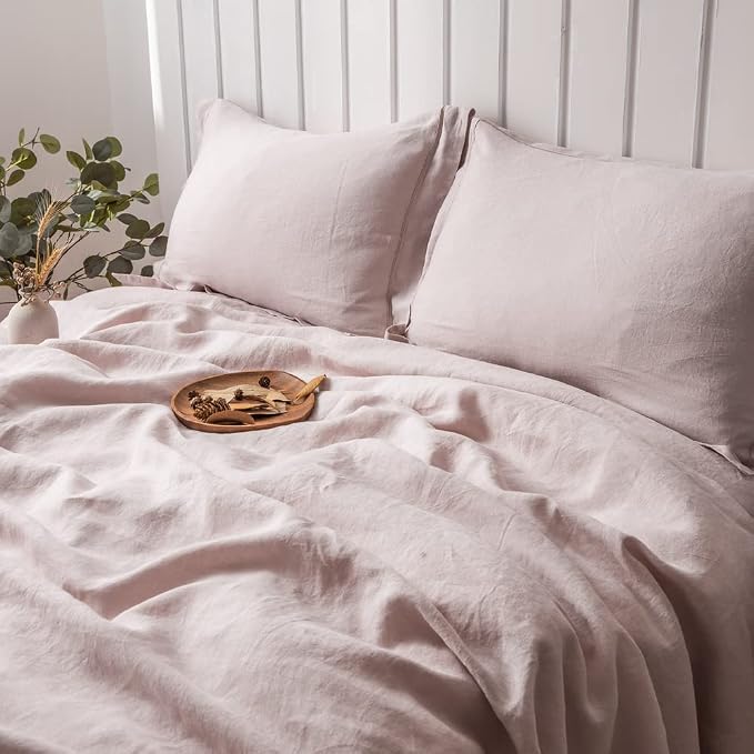 Simple&Opulence 100% Washed Linen Duvet Cover - Image 7