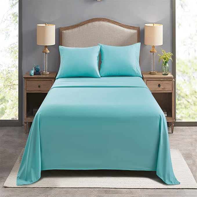 FreshCulture Queen Flat Sheets Only, Soft Microfiber Bedding Sheets - Image 7