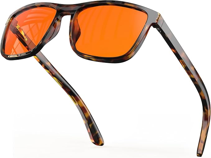 Bloomoak 100% Red Lens Blue Green Light Blocking Glasses- Dual AR Coatings by Bloomoak