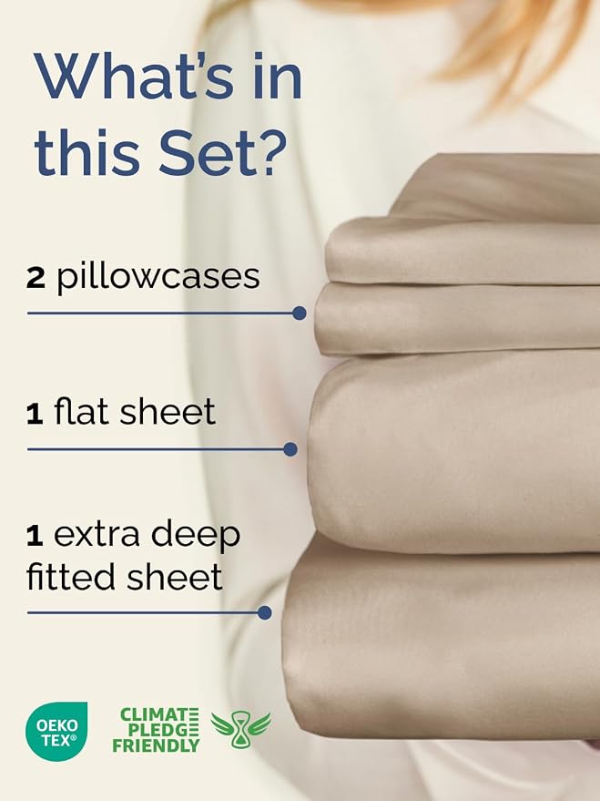 Extra Deep Twin Sheet Set - Image 2
