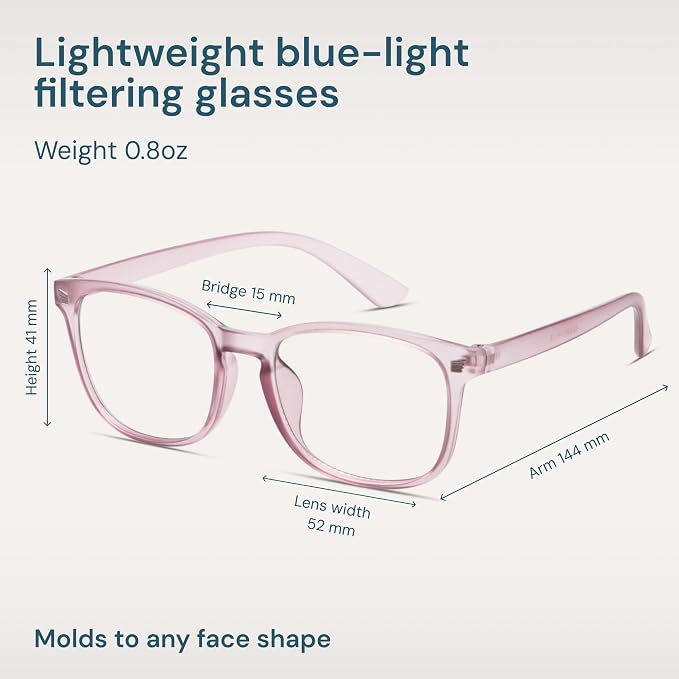 Gaoye Transparent Brown Blue Light Glasses - Image 4