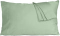 Pillow Cases, Standard Queen Size Cotton Percale Weave Pillowcases, Pre-Shrunk by HOMTEC