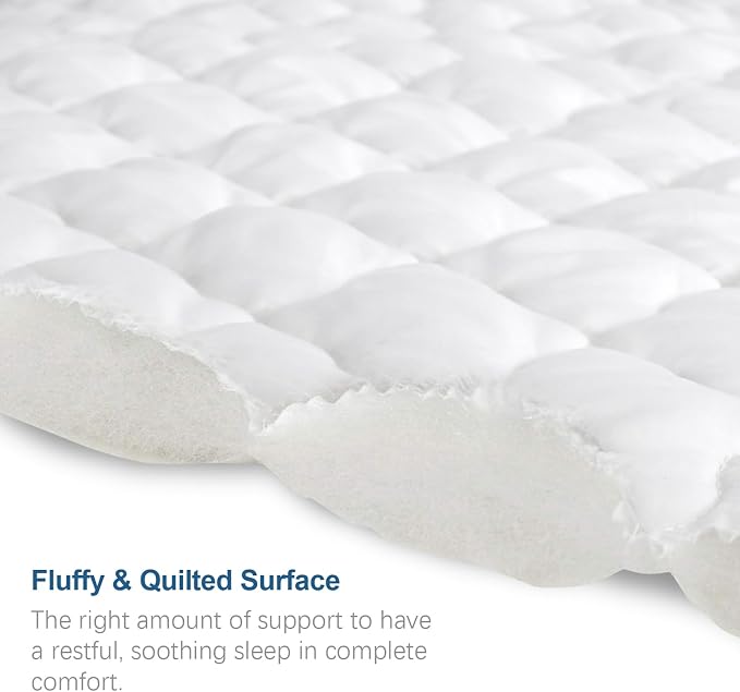 2 Pack Queen Mattres Protector Pad Waterproof Quilted, Soft & Cooling Queen - Image 3
