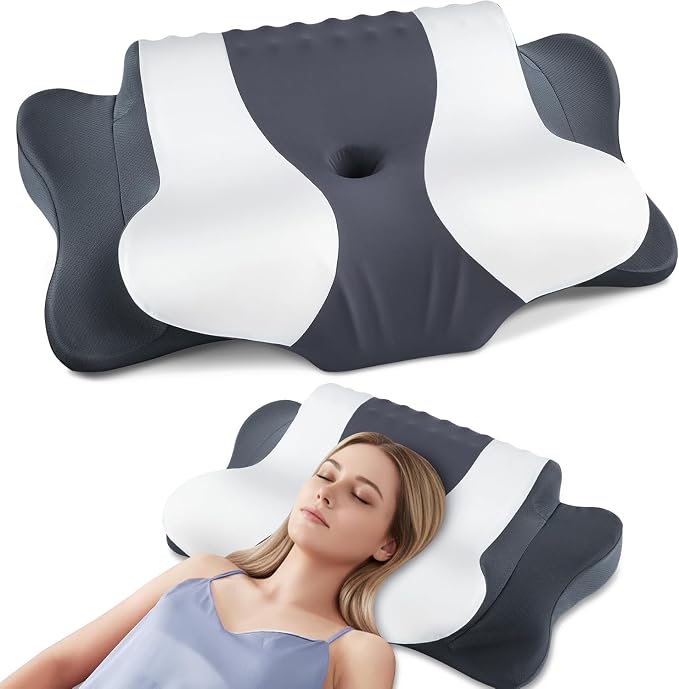Cervical Neck Pillow for Pain Relief, Cervical Pillow by DONAMA