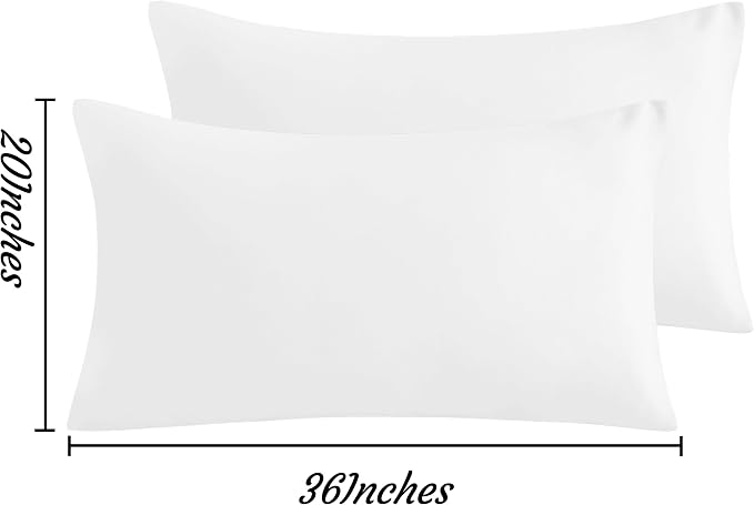 NTBAY King Pillow Cases Set of 2, 2 Pack Brushed Microfiber 20x36 Pillow Cases - Image 6