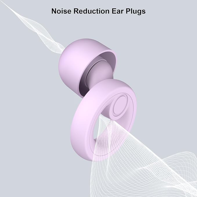 Jayine Ear Plugs for Noise Reduction, Reusable Concert Earplugs Hearing - Image 3