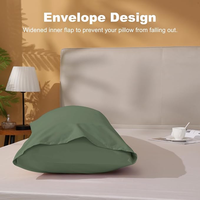 DOWNSTORIA Body Pillow Cover, Ultra Soft Microfiber Long Pillowcase, Envelope - Image 3