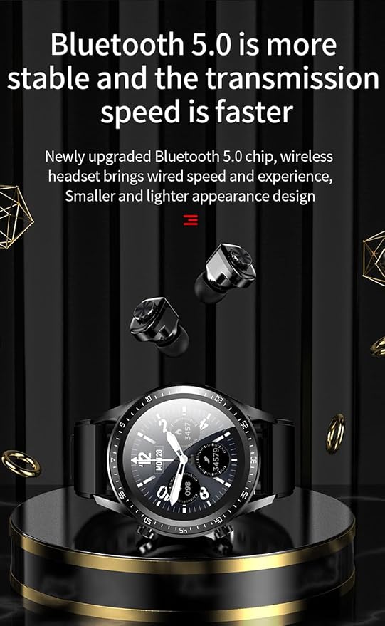 Smart Watch with Earbuds, 2 in 1 Bluetooth Smartwatch - Image 6