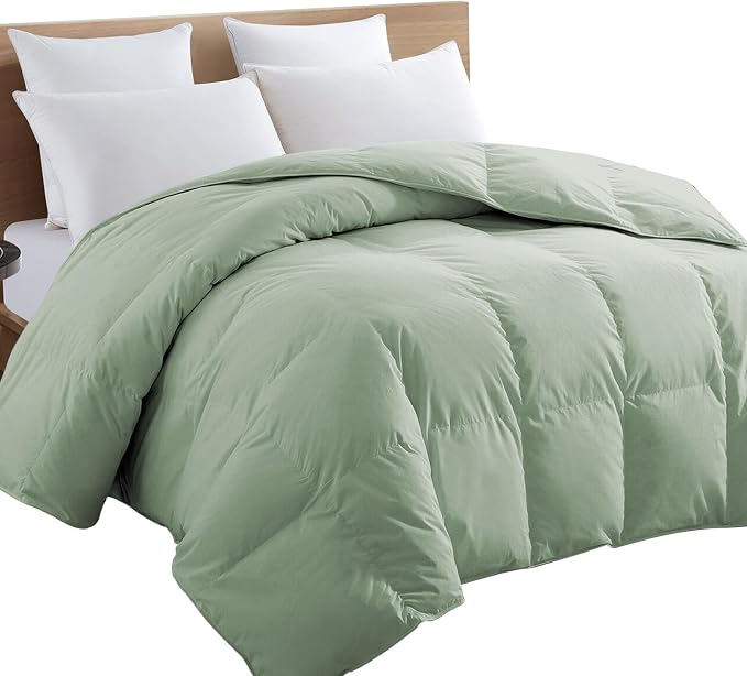 TEXARTIST Premium 2100 Series Queen Comforter All Season Breathable Sage Green - Image 7