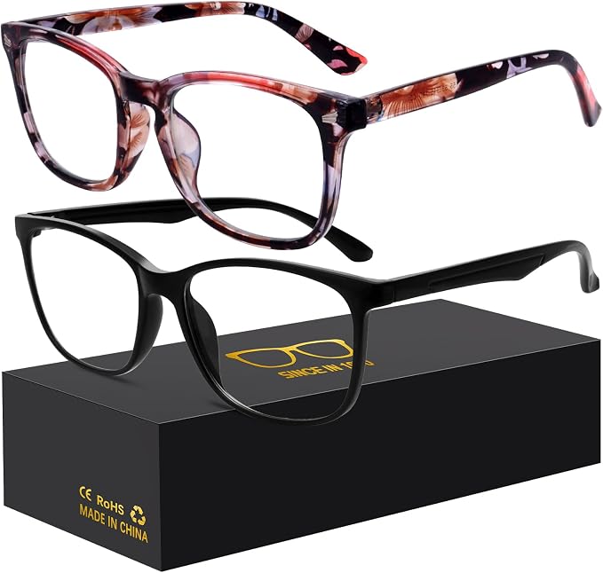 Oilway Blue-Light Blocking Glasses Computer Reading/Gaming/TV/Phones Glasses by Oilway