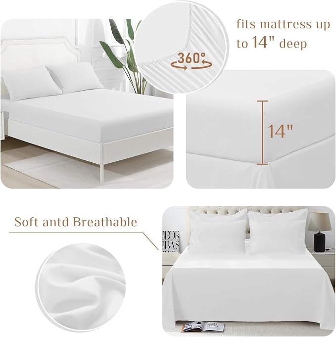 JOLLYVOGUE California King Comforter Set, Ultra-Soft Bed in a Bag Cal King Size - Image 4
