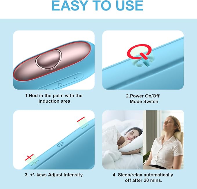 Handheld Relaxation Device – Dual-Mode Gentle Pulse Wellness Tool - Image 3