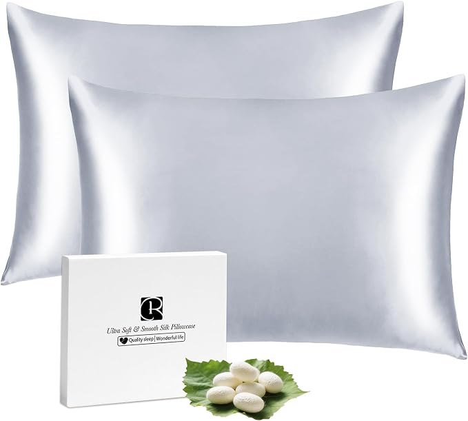 Ravmix Silk Pillow Cases 2 Pack by Ravmix