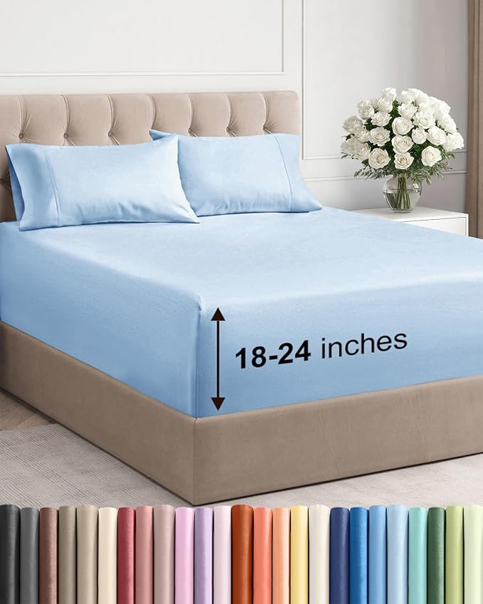 Extra Deep Cal King Sheet Set by CGKUnlimited