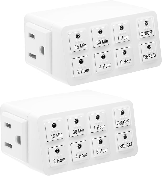 BN-LINK 2 Pack Indoor Countdown Timer by BN-LINK