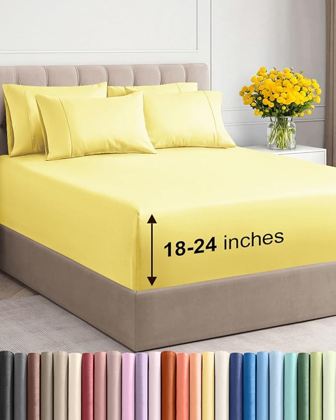 Extra Deep Cal King Sheet Set by CGKUnlimited