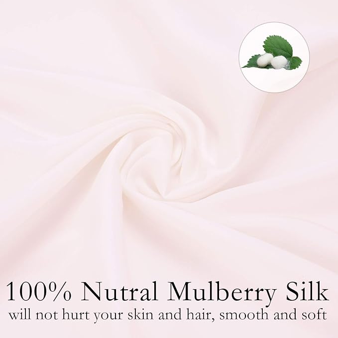 JOGJUE Silk Pillowcase for Hair and Skin 2 Pack 100% Mulberry Silk Bed - Image 2