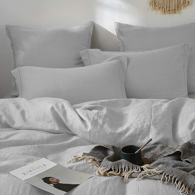 Simple&Opulence 100% French Linen Euro Shams - Image 5