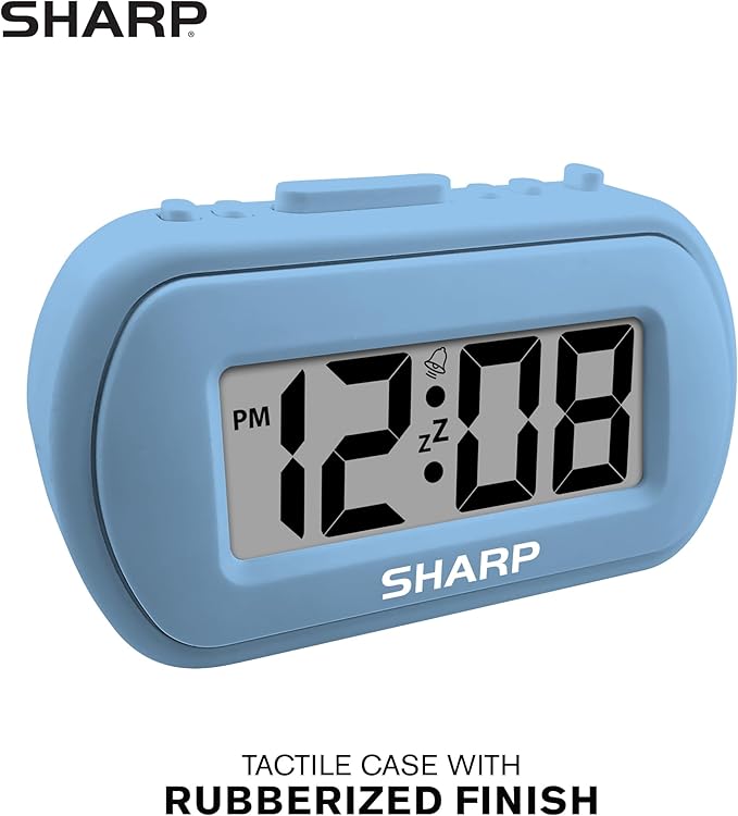 Sharp Digital Alarm Clock – Tactile Case - Image 2