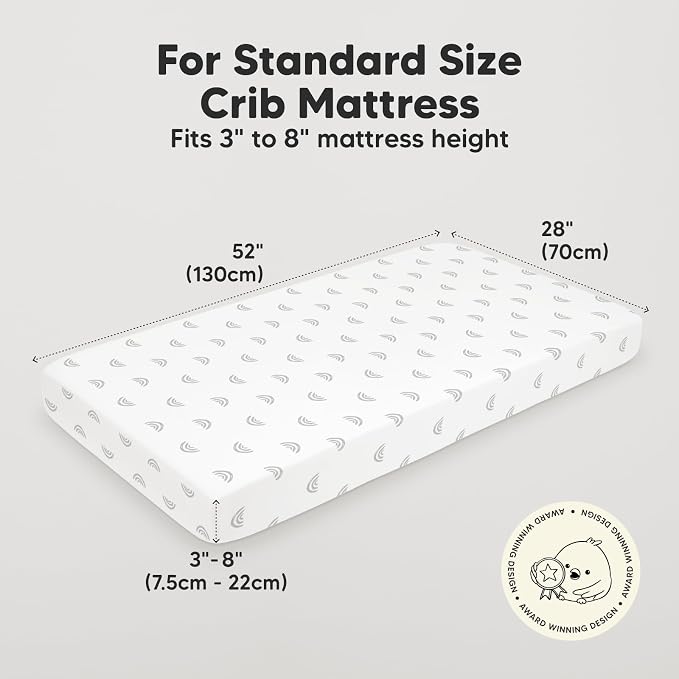 KeaBabies 2-Pack Organic Crib Sheets - Image 2