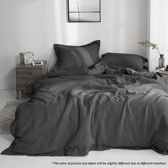 Simple&Opulence 100% Linen Duvet Cover Set - Image 5