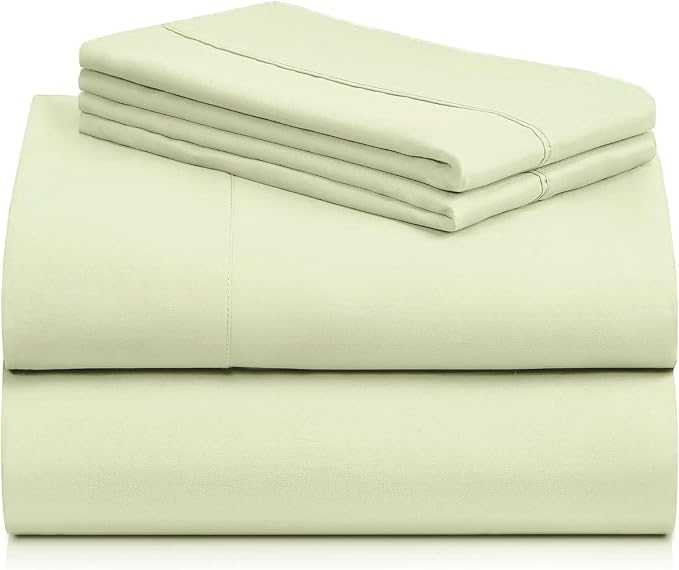 LuxClub 4 PC Sheet Set Bed Sheets Deep Pockets 16" Eco Friendly Wrinkle Free - Image 8