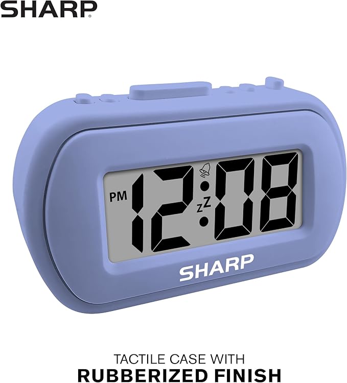 Sharp Digital Alarm Clock – Tactile Case - Image 2