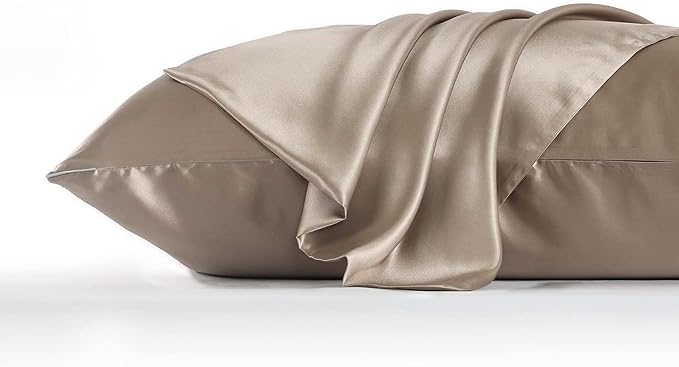 DISANGNI Silk Set: 22 Momme 100% Natural Mulberry Silk Pillow Case & Eye Mask - Image 7