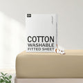 FreshCulture Pure Cotton Fitted Sheets Queen Size, 300 Thread Count Percale by FreshCulture