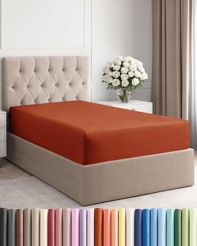 Twin XL Fitted Bed Sheet by CGKUnlimited