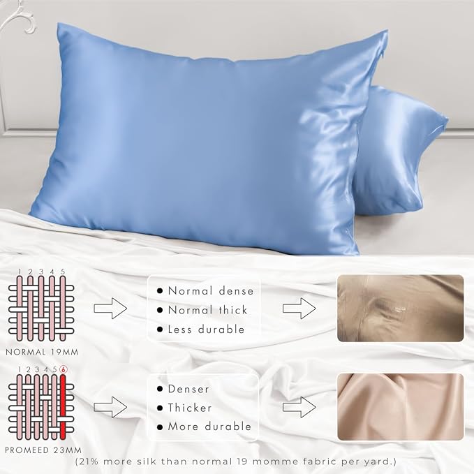 PROMEED Real 23 Momme 100% Silk Pillowcase - Image 4