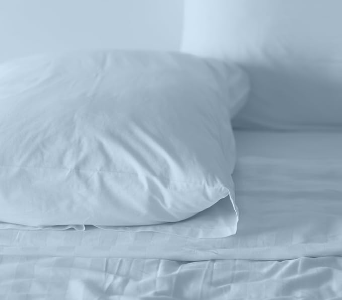 RUVANTI 100% Cotton Sheets – Split King Size Percale Bedding, Cooling & - Image 9