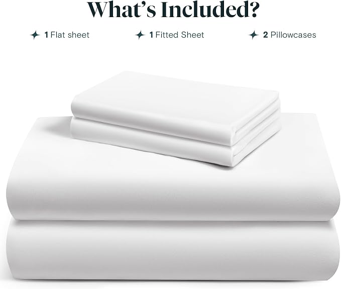LuxClub Queen Sheet Set, 100% Viscose Derived from Bamboo Cooling Sheets - Image 2