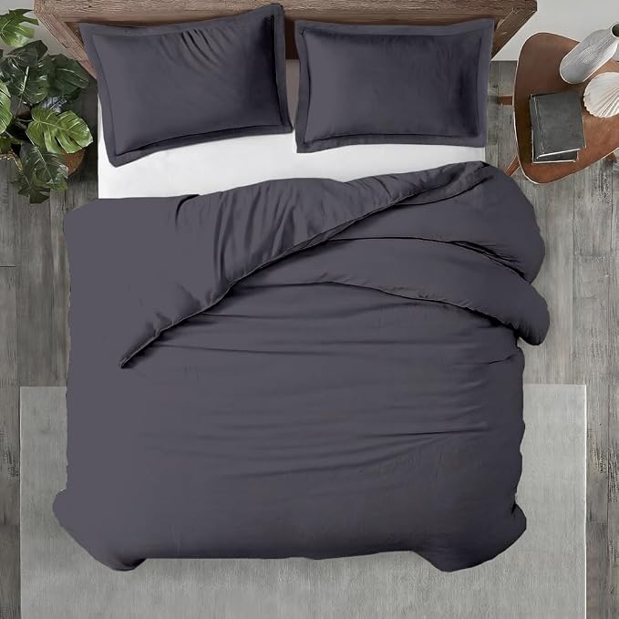 Kotton Culture 1 Pc Duvet Cover King Size-100% Egyptian Cotton 600 Thread Count by KottonCulture