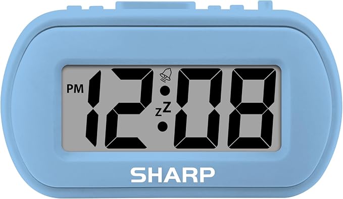 Sharp Digital Alarm Clock – Tactile Case by SHARP