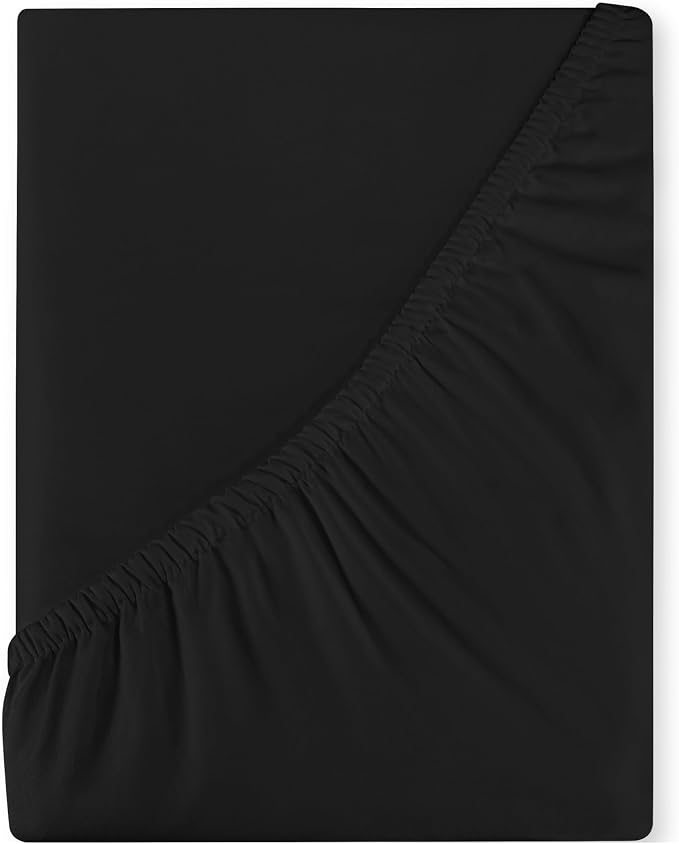 Royale Linens 400 Thread Count 100% American Grown Cotton Fitted Sheet Full Size by ROYALELINENS